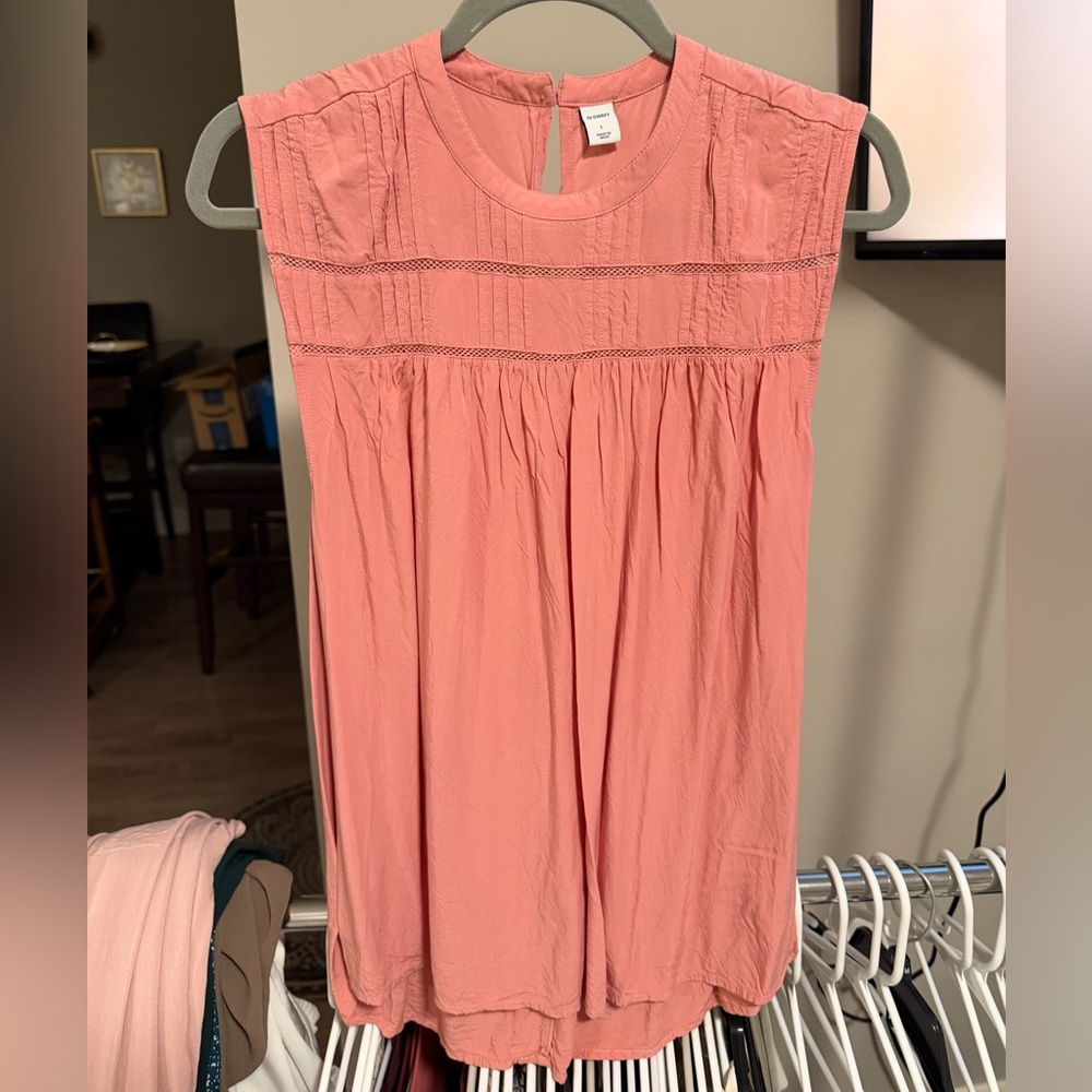 Old Navy Pink Sleeveless Top